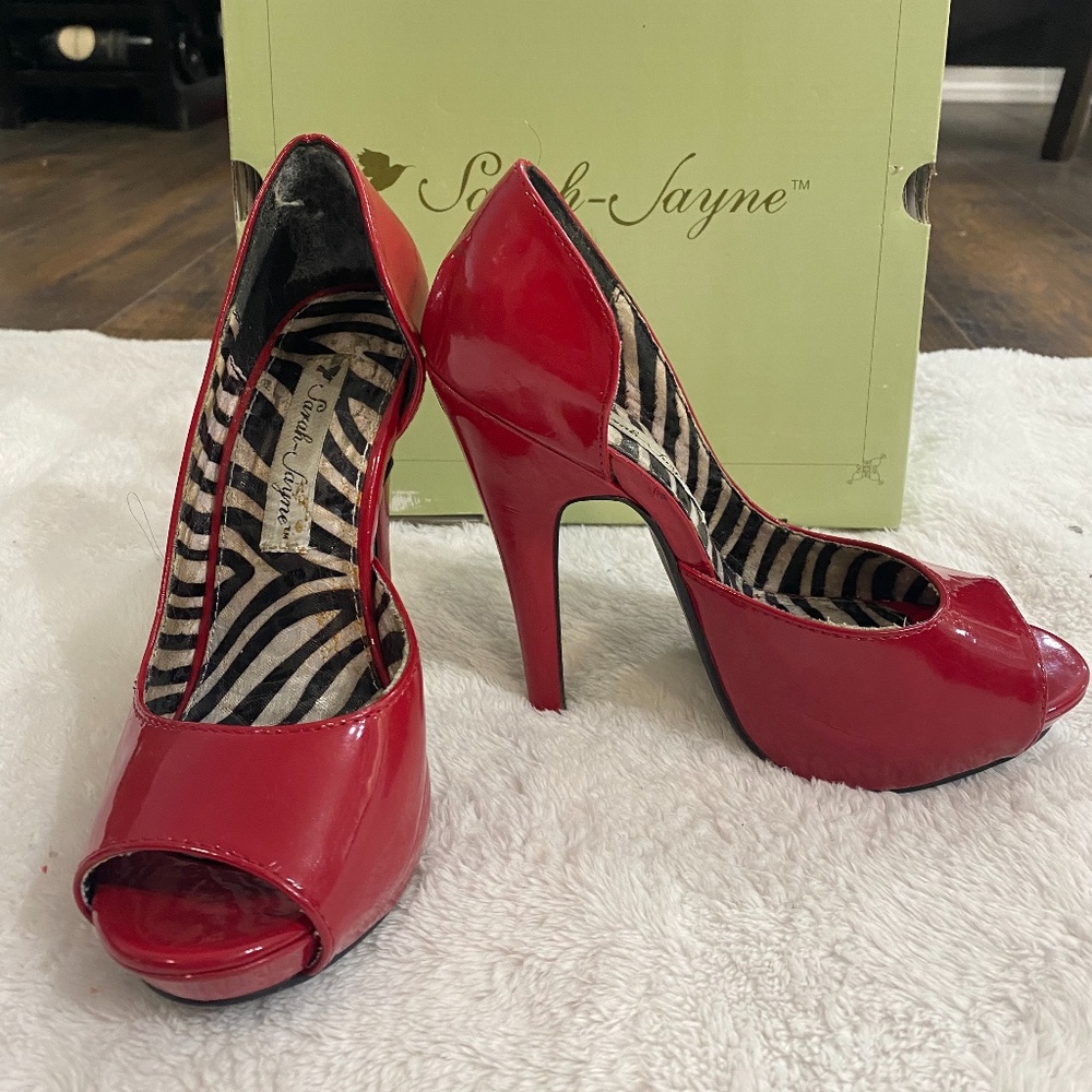 Sarah Jayne Red Heels